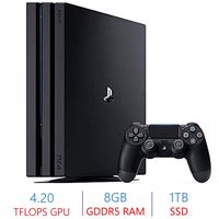 Sony PlayStation 4 PS4 Pro 1TB SSD Console | 4K-TV Gaming | High Dynamic Range | AMD Eight-Core x86-64 Jaguar Processor | AMD Radeon 4.2 Teraflops Graphics | 8GB GDDR5 RAM | 2160p Resolution