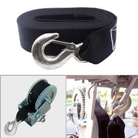 Botepon Marine Boat Trailer Winch Strap with Hook Replacement, 2''x20' and 4500 lbs Capacity for Boats, Trailer, Wave Runner, Towing, Heavy Duty Equipment