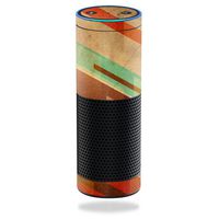 MightySkins Skin Compatible with Amazon Echo - Abstract Wood | Protective, Durable, and Unique Vinyl Decal wrap Cover | Easy to Apply, Remove, and Change Styles | Made in The USA