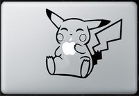Pikachu, Pokemon - Decal Sticker for MacBook, Air, Pro All Models