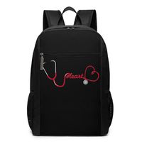 Louise Morrison Gifts For Nurses Nursing Women Men Laptop Travel Backpack College School Bookbag (One Size, Stethoscope Heart Nurse)