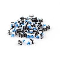 uxcell a14061000ux0423 5 6 Pin Square 7mmx7mm Momentary DPDT Mini Push Button Switch Pack of 55