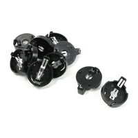 uxcell 10 Pcs Round Shape CR/LIR2032 2025 2016 Button Battery Holder