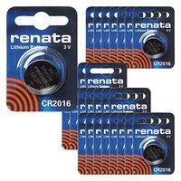 renata CR2016 Cell Coin Button Lithium Battery 3V Tag Watch Key Total 25