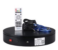 ComXim 360 Degree Photography Turntable for Product Shooting,WiFi and USB control,12.6in，88Lb capacity,3D Scanning,Control Speed and Direction, Remote Control, Electric Turntable Display Stand (Black)
