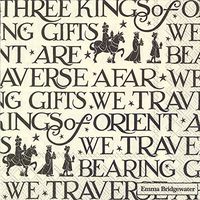 IHR Emma Bridgewater Cocktail or Tea Small Napkins Christmas Three Kings Black 25 cm square