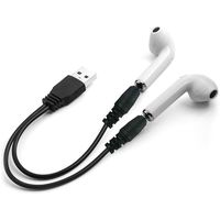 USB Dual Charging Cable for HBQ i7 i7s Bluetooth Headset 20CM Power Charger Cable,I7S and I7 Earbuds USB Charging Cable
