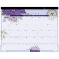 AT-A-GLANCE 2020 Desk Calendar, Desk Pad, 21-3/4" x 17", Standard, Paper Flowers (5035)