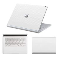 MasiBloom Full Body Protector Decal Skin Laptop Cover Sticker for 13" 13.5 inch Microsoft Surface Book 2 Core i5 Standard Configuration Version (2017 Released) (for 13.5" Book 2, White)