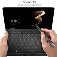 [3rd Generation] One Netbook One Mix 3S Yoga 8.4" Black Pocket Laptop Ultrabook UMPC Windows 10 Mini Laptop Intel Core M3-8100Y CPU,2560X1600 Touch Screen Tablet PC 16GB RAM/512GB Storage