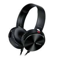 Sony Mdr-Xb450Bv Xtra Bass Overhead Headphones With Built In Booster Technology - Black