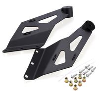 PEATAO Curved LED Light Bar Bracket 50'' for Dodge RAM 2002~2008, 2500/3500 2003~2009, Homdox New One Pair Upper Windshield ( US Stock )
