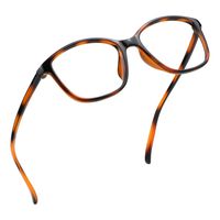 LifeArt Blue Light Blocking Glasses,Computer Reading Glasses,Transparent Lens,Reduce Headaches&Eyestrain,Stylish for Women/Men (La_saintlou_Tortoise, 3.75 Magnification)