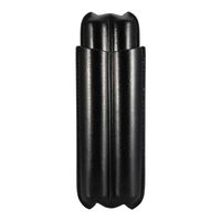 Portable Leather Holder Tube Travel Cigar Case Humidor for 2 Cigars