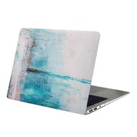 MacBook Air 11 Inch Case,YMIX Ultra Slim Plastic Case Smooth Hard Protective Cover for Laptop MacBook Air 11.6 Inch (Models: A1370 A1465) (Cyan Oil Paint)