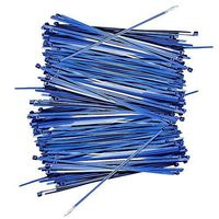 Heavy Duty Cable Zip Ties - 10 Inch - Heat resistant - Fire and UV Resistant - 50 pound Tensile - Strength Ultra Strong Plastic Wire Ties - 200 Pieces - Blue