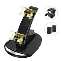 DCMEKA Xbox 360 Controller Charger with 2 Pcs 1200mAh Rechargeable Battery Pack for Two Wireless Controllers Charging Station, Dock Station Controller Stand with Batteries Accessories Kit for Xbox 360