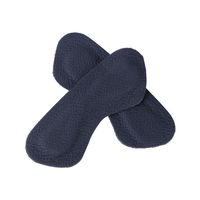 HEALLILY 1 Pair Back Heel Pads Leather Heel Grips Liners Self Adhesive Callus Cushions (Black）