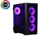Centaurus Delta 2 Gaming Computer - AMD Ryzen 7 3700X 8-Core 4.2GHz TB 16xThreads, 16GB 3000MHz RAM, Radeon RX 5700 8GB, 1TB SSD, Wraith Prism Cooler, Windows 10 PRO, WiFi. VR 4K Ready Professional PC
