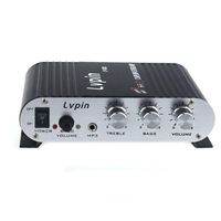 Creazy Hifi Cd Mp3 Radio Car Home Audio Stereo Bass Speaker Amplifier Booster 12V 200W (Black)