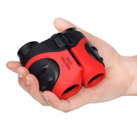 Portable HD Binoculars Compact Shock Proof 8x21 Kids Binoculars with Low Light Vision Clear Bird Watching Great for Children Outdoor Sports Game Opera Glasses Concerts (Red)