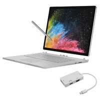 2017 Surface Book 2 15" Bundle (3 items): Core i7 16GB 1TB SSD, Surface Pen Platinum and Mini DisplayPort Adapter (Renewed)