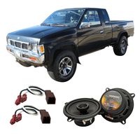 Compatible with Nissan Hardbody Pickup 1995-1997 Front Door Factory Replacement HA-R5 Speakers New