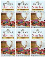 Hyleys 100% Natural Slim Tea 5 Flavor Assortment (Pack of 6)