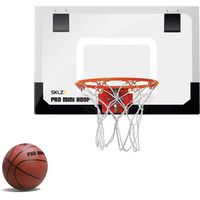 SKLZ Pro Mini Basketball Hoop W/Ball. 18"x12" Shatter Resistant Backboard. (Renewed)