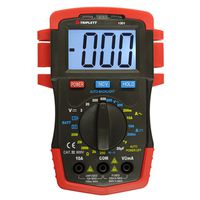 Triplett Compact CAT III 1999 Count Digital Multimeter - AC/DC Voltage, AC/DC Current, Resistance, Temperature, Continuity, and Diode Check (1301)