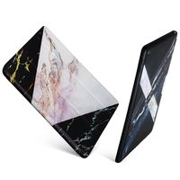 iPad 9.7 2018/2017 Case, GOLP Ultra Slim Lightweight Smart PU Leather Protective Case, Marble Pattern iPad Stand Folio TPU Back Cover with Auto Sleep/Wake Function for Apple New iPad 9.7 Inch Tablet