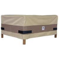 Duck Covers Elegant Rectangular Patio Ottoman or Side Table Cover, 40" L x 38" W x 18" H