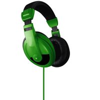 Vibe Sound VS-750-DJ Noise Reduction Stereo Headphones (Green)