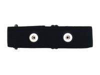 Bestart Universal Replacement Heart Rate Monitor Soft Strap for Garmin Polar Wahoo (Black)