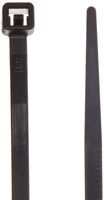 Aviditi CTUV740 Nylon UV Stabilized Cable Tie, 7" Length x 0.14" Width, Black (Case of 1000)