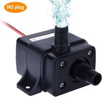 Allnice Mini Submersible Water Pump(240L/H, 4.8W) 12v Electric Brushless Submersible Fountain Pump with 9.8ft High Lift Outdoor Water Pump with 1.4ft Power Cord for Aquarium, Pond, Hydroponics