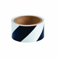 Brady 76310,  Reflective Striped Tape , " Height x 2" Width, Black and White, Legend "(Black & White Diagonal Stripes)"  (1 per Order)