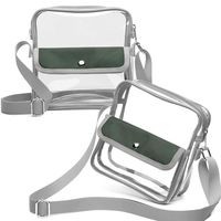Clear Purse, iSPECLE Clear Stadium Bag Approved for NFL Adjustable Strap 2 Pack