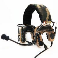 AEG Airsoft Wargame Gear Z Tactical Comtac IV Style Tactical Headset Dark Earth