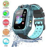 Sienon Waterproof Smart Watch Phone for Kids, Children Sports Watches, Phone Call & GPS Real-time Positioning &SOS Alarm, Voice Messages for Students School Mode Wristwatch Smart Watches (No SIM Card)