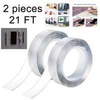 2(pcs)21FT Double Sided Nano Gel Grips with Reusable Adhesive Nano Gel Tape