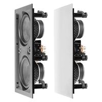 OSD Audio 6.5" Trimless in-Wall LCR Speaker - Dual Woofers & Dome Tweeter, Single - IW650LCR