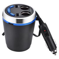 V BESTLIFE Car Fm Transmitter, FM Transmitter Bluetooth Car MP3 Player Radio Adapter Hands-Free Music Player Car Cigarette Lighter Socket Car Kit with Dual USB Port Charger