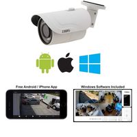 Zavio CB3211 Mini Outdoor IR Bullet Camera, 1080P, 3.6mm Lens, H.265