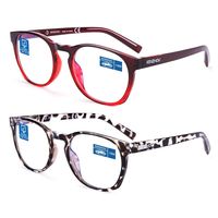 Computer Reading Glasses Blue Light Blocking Glasses Men Women 2 Pack(+3.5)