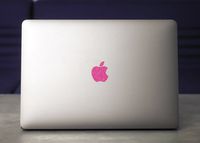 Sparkling Pink Apple Logo Decal Sticker for MacBook Pro 2017