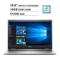 Dell Inspiron 5000 15.6 Inch FHD 1080P Touchscreen Laptop (Intel Core i7-1065G7 up to 3.9GHz, 16GB DDR4 RAM, 512GB SSD, Intel UHD Graphics, Backlit KB, HDMI, WiFi, Bluetooth, Win10)