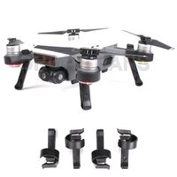 Drone Fans Landing Gear Leg Height Extender Kit Landing Stabilizers Set Gimbal Camera Protector for DJI Spark Drone Black