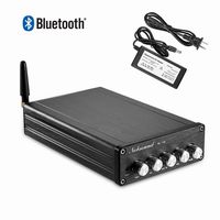 Nobsound 2.1 Channel Bluetooth 4.2 Amplifier , Class D Stereo Audio Amplifier , Mini Home Theater Power Amp , Digital Power Subwoofer Amplifier Receiver , 100W+50Wx2, Treble & Bass Control (NS-14G)