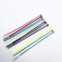 Xingo 4.8X200mm 12 Inch Nylon Colorful Cable Zip Ties Colored with Self-Locking 12 Colors 100 Pack ... (Yellow)